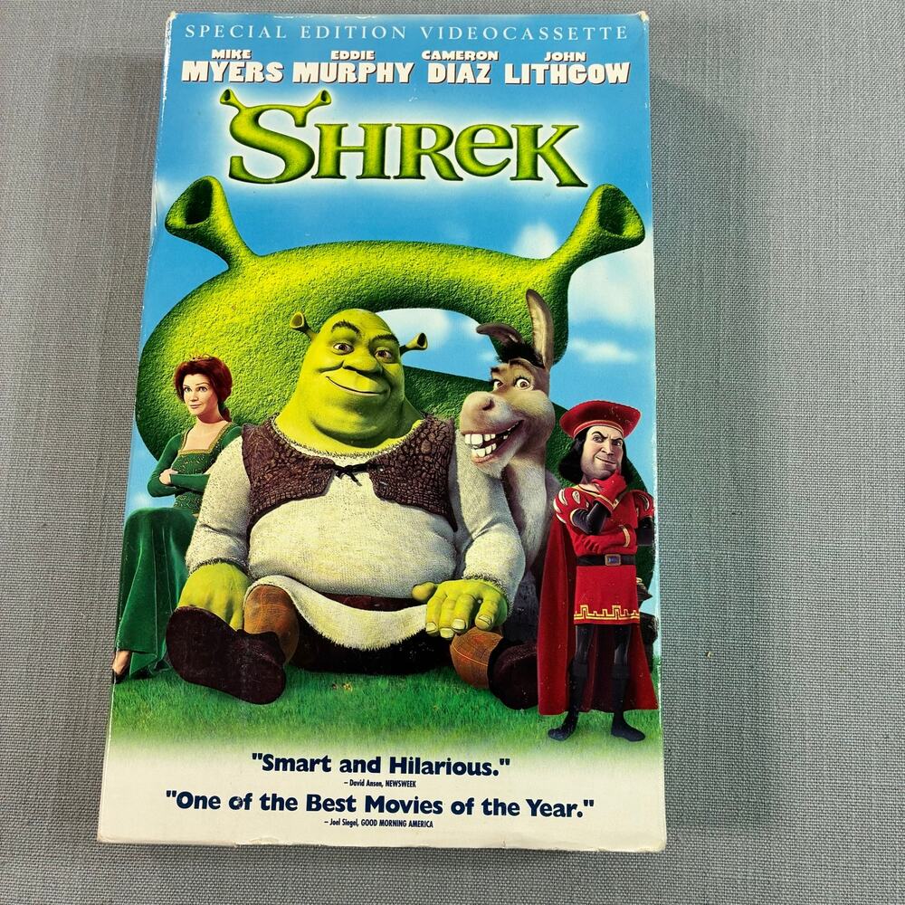 Shrek Special Edition VHS 2001 DreamWorks Mike Myers Eddie Murphy